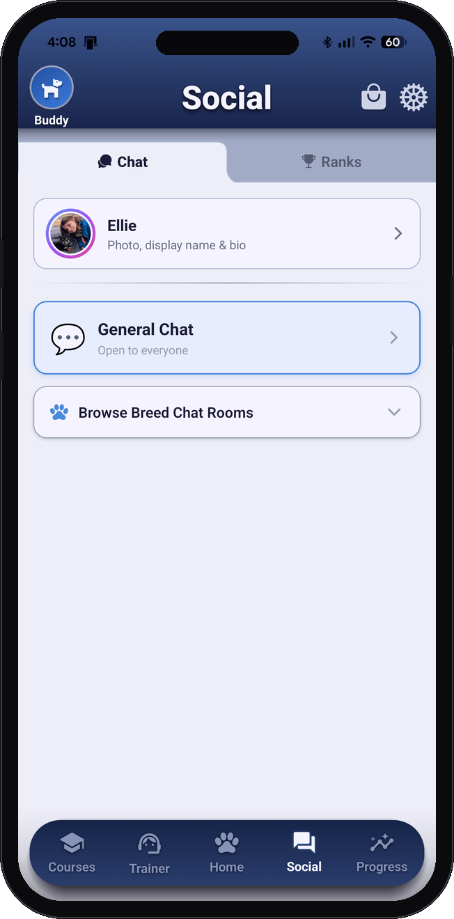 Community chat rooms